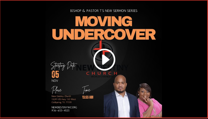 Bishop and Pastor Tonya Harden series “Moving Undercover”