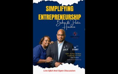 Simplifying Entrepreneurship with Bishop & Pastor Harden